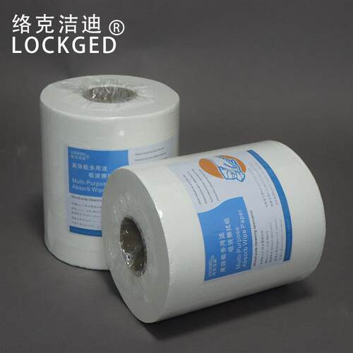 厂家优惠31001白色吸油吸水厨房瓷器玻璃双层木浆擦拭纸