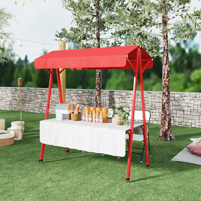 市集摊位架铁艺可折叠展位架网红户外地摊展示架促销台景区展示架