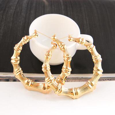 Ladies of Europe and America exaggerated hip-hop earrings潮