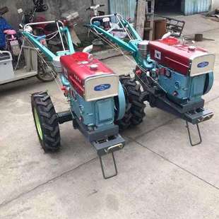 13928力柴油151底盘手拖拉机水圆旱田旋耕打浆机盘犁翻土扶拖马拉