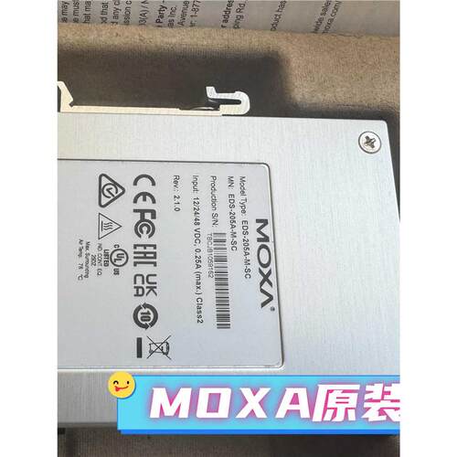 MOXA EDS-205A-M-SC EDS-205A-S-SC 5口非网管型工业以太网交换机