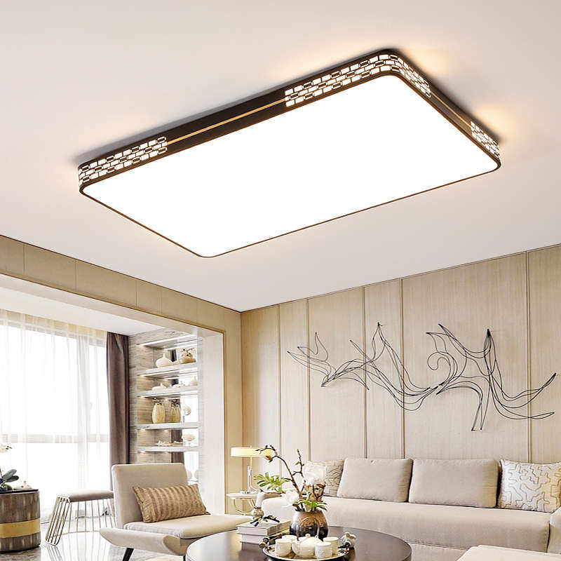 新款led吸顶灯新中式长方形智能客厅灯 卧室餐厅全屋套餐铁艺灯具,家装灯饰光源,智能吸顶灯,淘宝优惠券,粉丝福利购,淘宝优惠卷