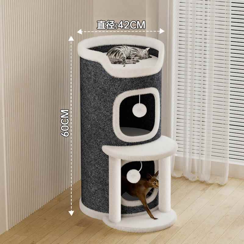 高档猫窝冬季天保暖多超层级大猫咪树洞冬双层猫抓板爬架猫树一体