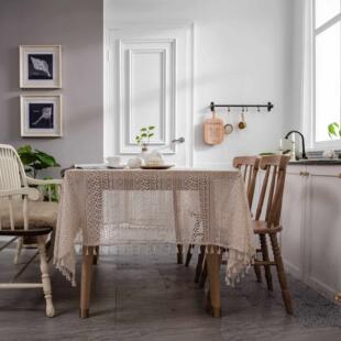 Crochet Cover Towel Imam Woven Pastoral Tablecloth Tab Qiyun