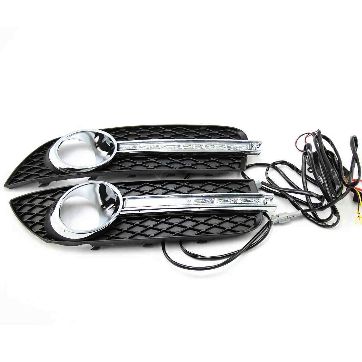 适用于2008-2013年别克君威新改装LED日间行车灯雾灯高亮