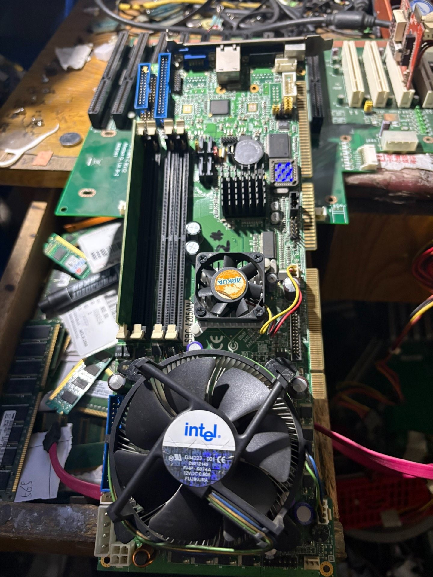 全长工控板 SBC4205AN 功能正常 直接拍 实物图片