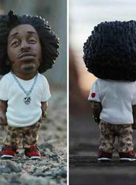 直销新款2025传奇人物树脂装饰品创意说唱歌手艺术摆件花园家居树