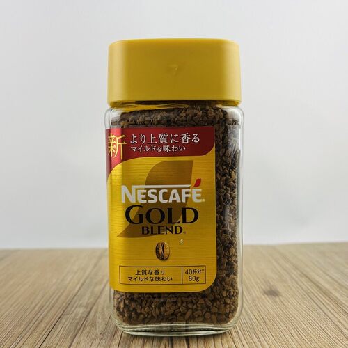 日本进口雀巢GOLD BLEND金牌速溶冻干纯黑咖啡粉无蔗糖冰美式原味