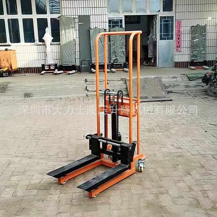 轻型电动堆车便携式迷你半电动叉车行李升工位车装卸车