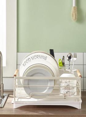 厂家直销厨房钢碗木结具合不槽锈钢水碗碟架沥水XZ-20007架餐沥水