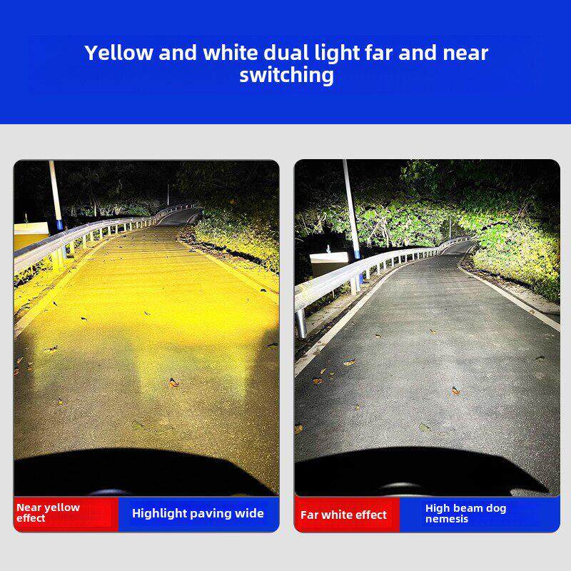 电动车Led灯No. 9 Maverick前大灯镜头超亮自行车灯前大灯改装强