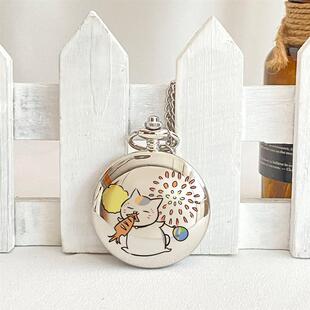 夏目友人帐怀表猫咪老师可爱二次手表挂件饰品动漫周边礼物