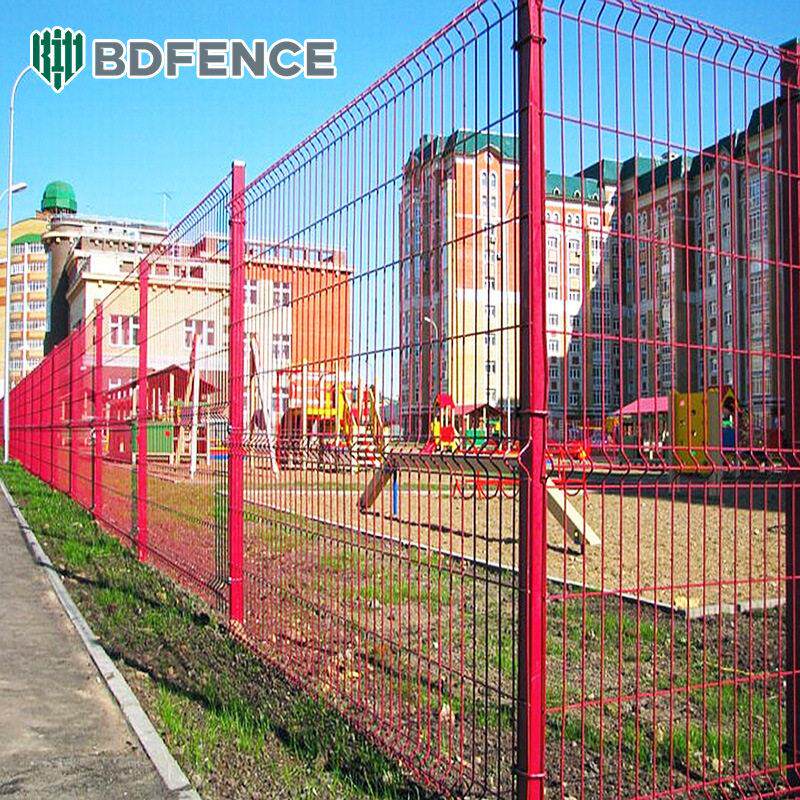 折弯护栏小区围墙护栏厂区庭院别墅折弯式防护栅栏定制3DFene