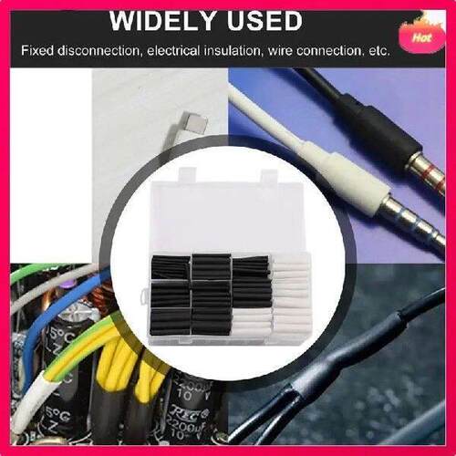 300Pcs 3:1 Heat Shrink Tubing Kit With Glue Dual Wall