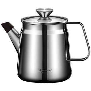 食品级304不锈钢滤油壶厨房大容量储油罐带滤网油壶过滤油缸油瓶