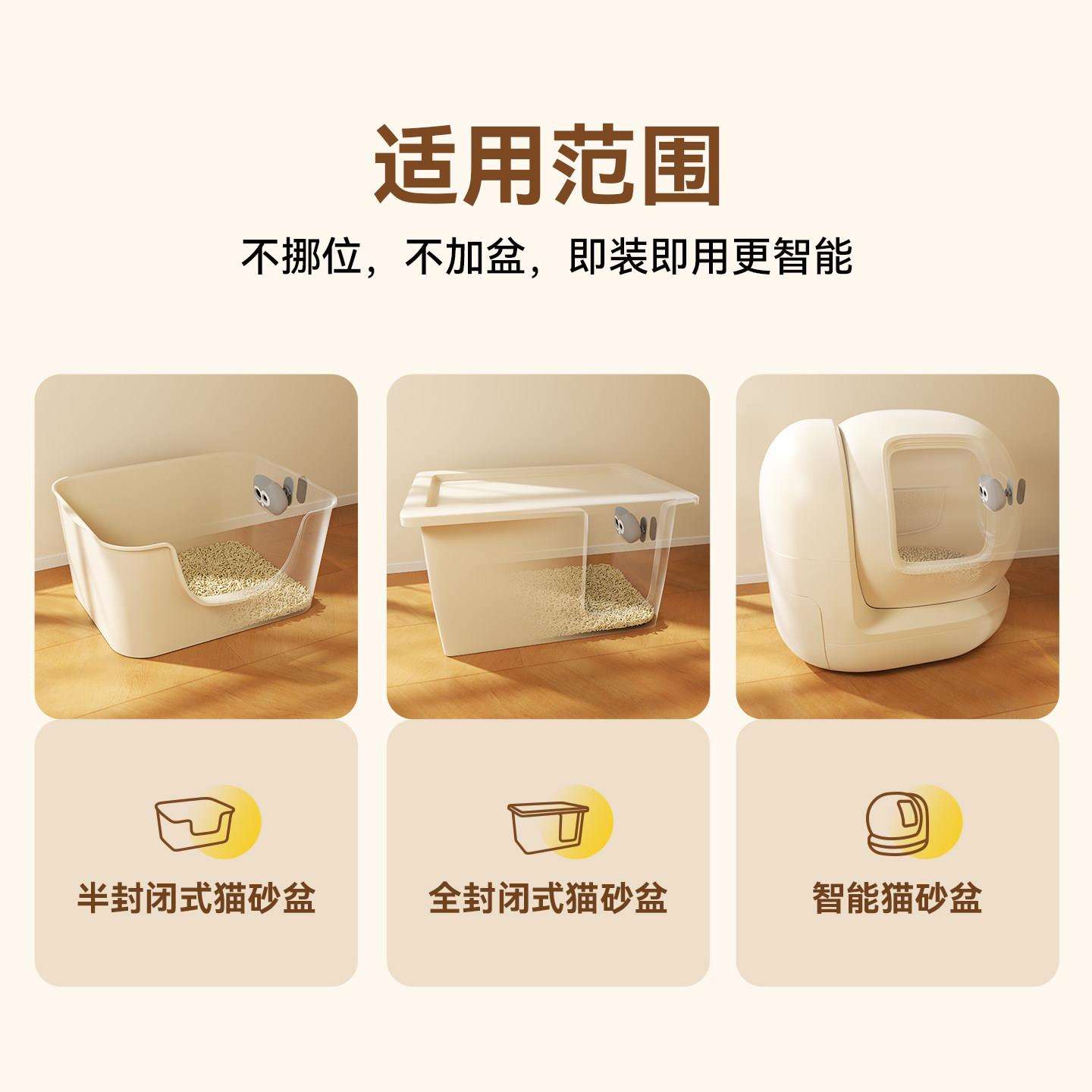 【件】配悉宠磁吸支架猫砂盆支摄像头磁吸架 猫所长猫砂盆监控像