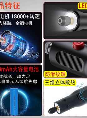 2025新款显小型手电磨机电动打持磨抛光钻切割雕95101刻孔迷数你