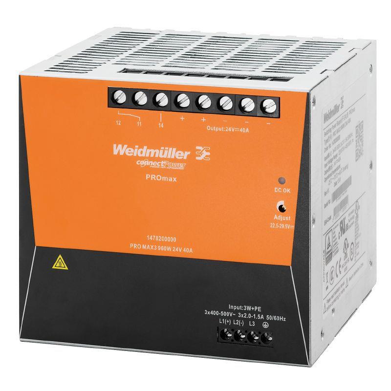 PRO MAX3 960W 24V 40At魏德米勒 weidmuller 1478200000 电源