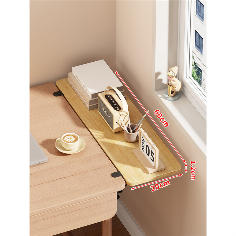 桌面延长板桌子延伸板书桌扩展板加宽加长办公桌免打孔电脑手托架