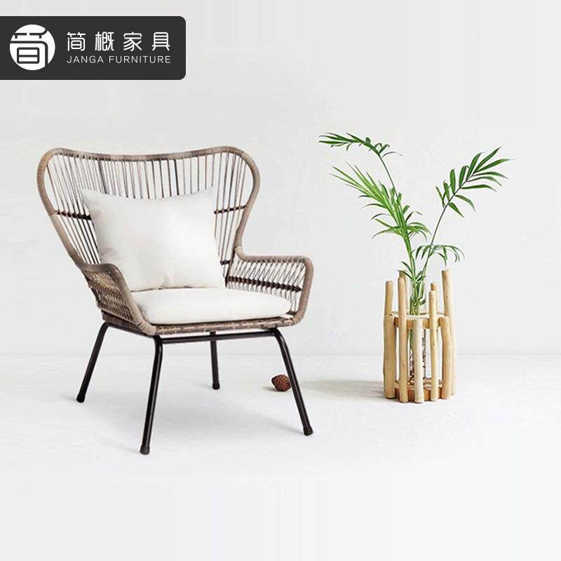 户外别墅阳台沙发椅休闲庭院花园桌椅茶几组合简约小户型露天藤椅