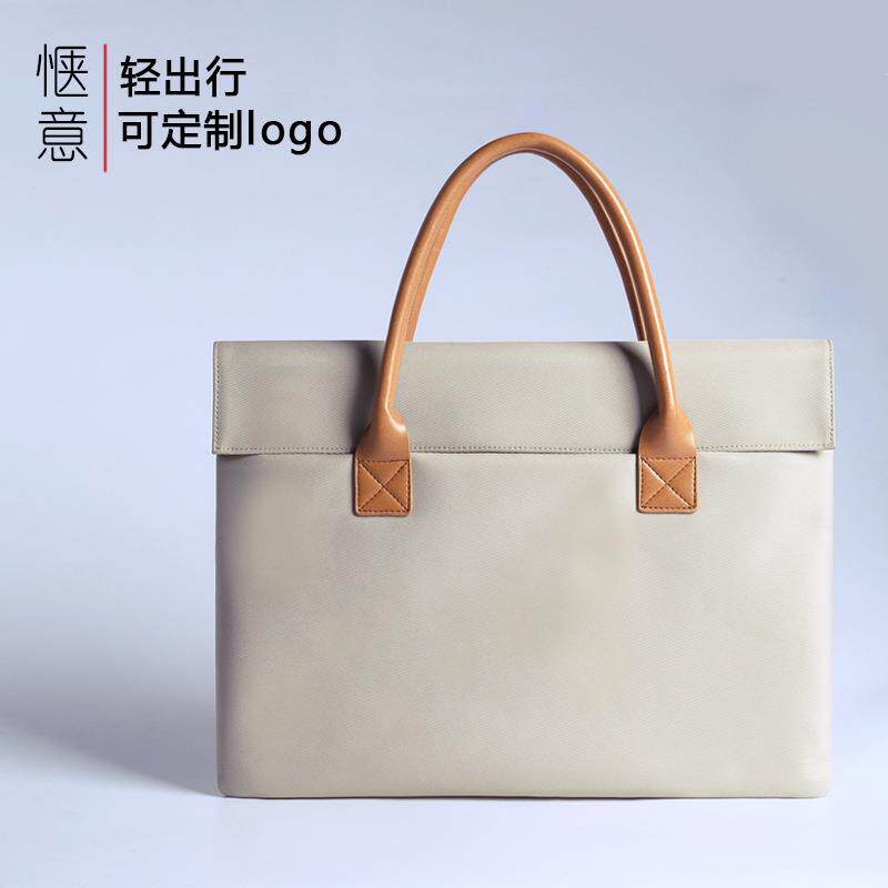 笔记本手提式电脑包简约时尚13公文包15.6多功能展业礼品