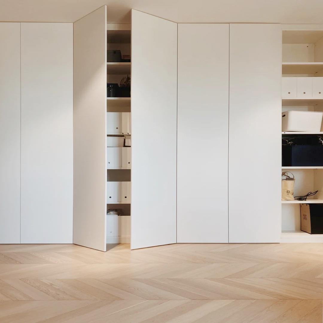 全屋设计衣柜卧室具家体衣帽间开放整式柜JWE体门一到顶衣柜厂家