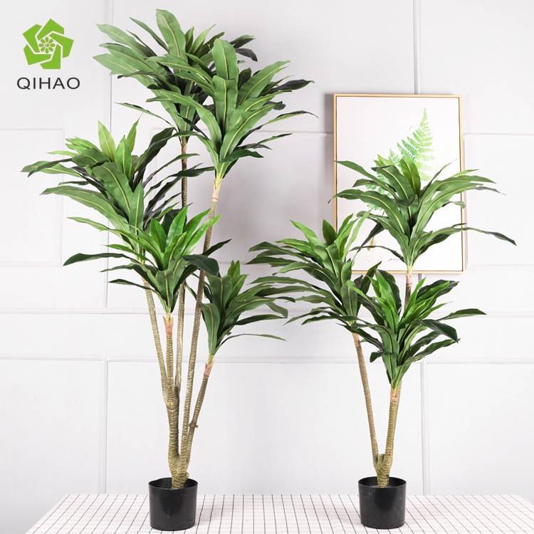 大型仿真巴西铁树 塑料室内摆件落地假植物 仿真绿植铁树盆栽
