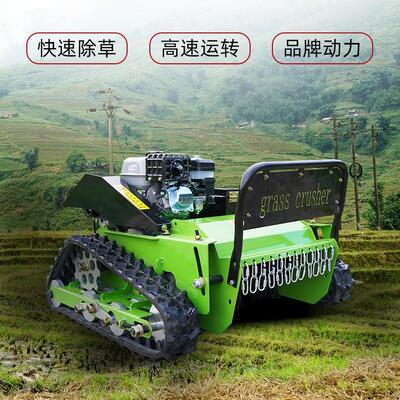 实力工厂直供汽油割草机家用四冲程履带自走割草机外贸出口草坪机