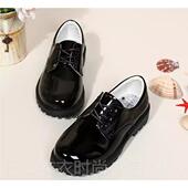男童黑色皮鞋 春秋款 时童尚英伦装 新款 礼服鞋 西儿学生合唱女表演出
