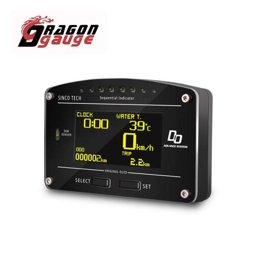 12V汽车改装仪表多功能赛车改装车仪表ADVANCE ZD组合仪表DO907