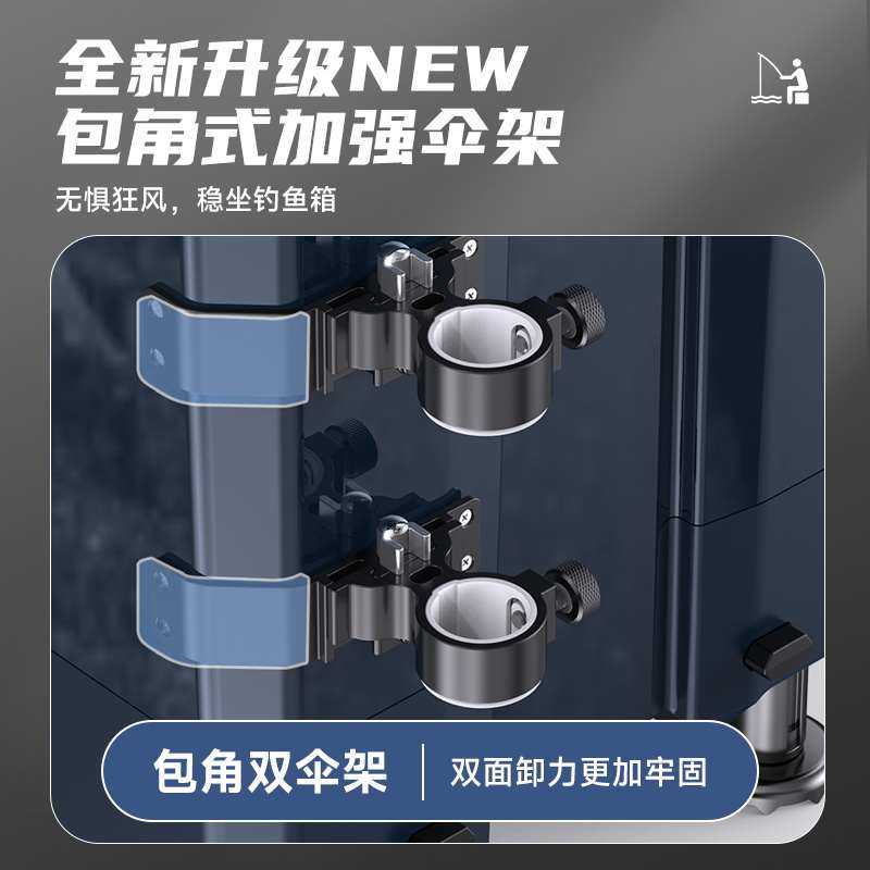 2024年新款平盖款钓箱黑坑竞技易清洗保温箱钓鱼箱便携平板台钓箱,户外/登山/野营/旅行用品,钓箱,淘宝优惠券,粉丝福利购,淘宝优惠卷