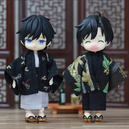 ob11娃衣和服浴衣套装GSC粘土 MOLLY/BJD YMY素体可穿12分P9和风