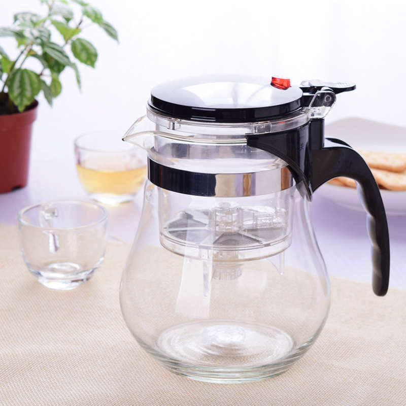 飘逸杯耐热全拆洗功夫泡茶壶家用冲茶器过滤内胆玻璃茶壶套装茶具