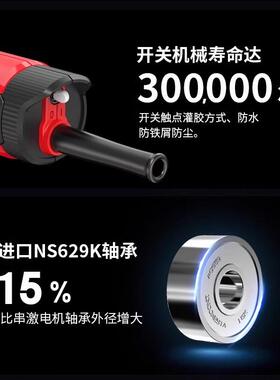KEN锐奇无刷220V角磨机BA9010插电有线大功率石材磨光机抛光打磨