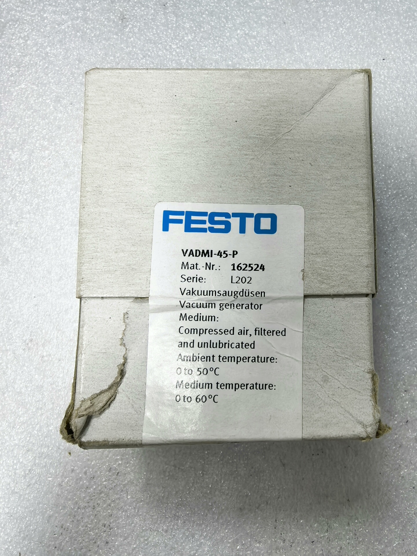 FESTO VADMI-45-P 费斯托 162524 全新