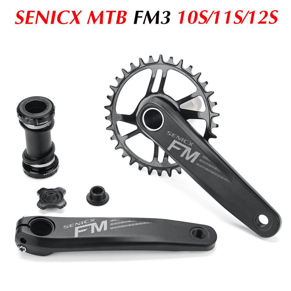 SENICX驭勇 FM3登山车自行车大齿盘超轻曲柄24mm轴心中轴钢