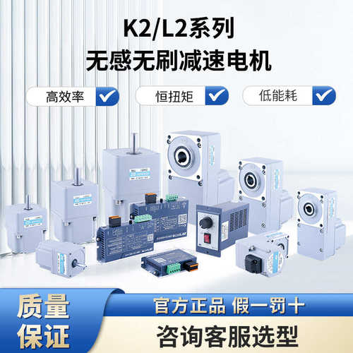ZD中大力德K2L2系列无刷电机替代微型交流电机减速电动机马达220V