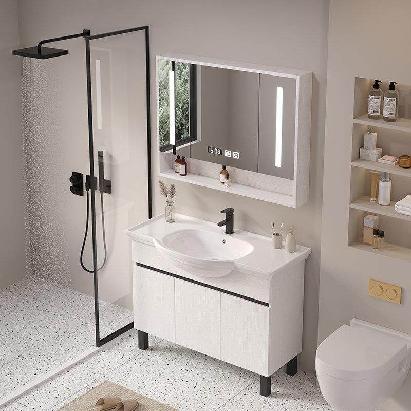 大肚盆浴室柜组合落地式简约轻奢洗手盆柜洗漱台盆一体陶瓷卫生间,家装主材,浴室柜组合,淘宝优惠券,粉丝福利购,淘宝优惠卷