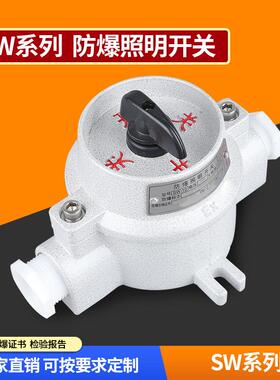 SW-10防爆照明开关220v380v防尘开关防水开关控制按钮防爆开关