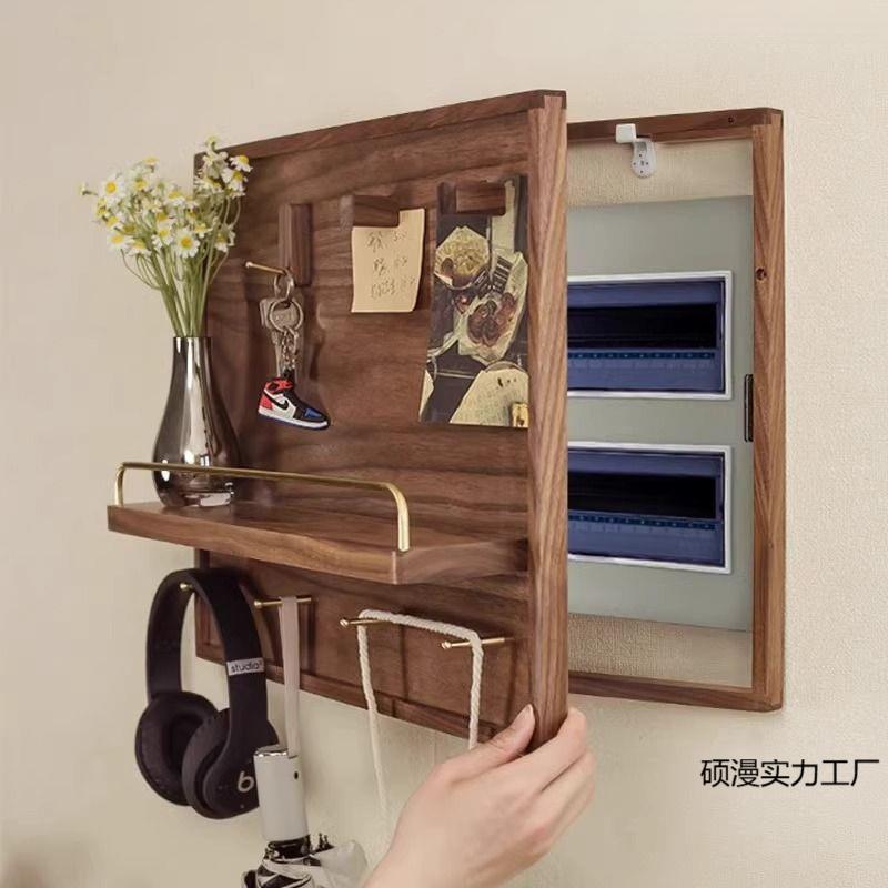 新款家用风电表箱壁挂装饰画餐厅弱电源遮挡挂画配电盒装饰架