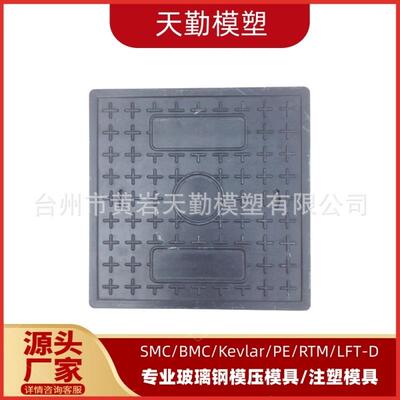 天勤模塑专业生产复合材料模压玻璃钢模具热固性SMC井盖模具厂家