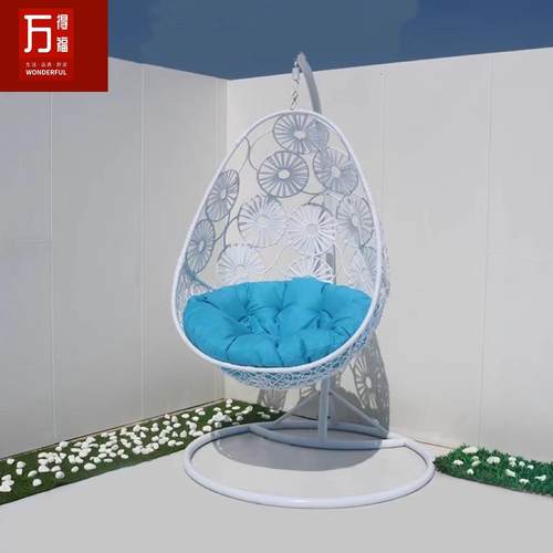 网红客厅吊篮户外庭院家用藤椅摇篮懒人鸟巢秋千休闲摇椅单人吊椅