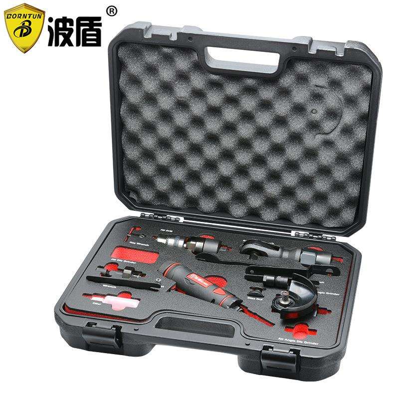 波盾气动5合1工具组套气钻气动刻磨机角磨机棘轮扳手BD-6063