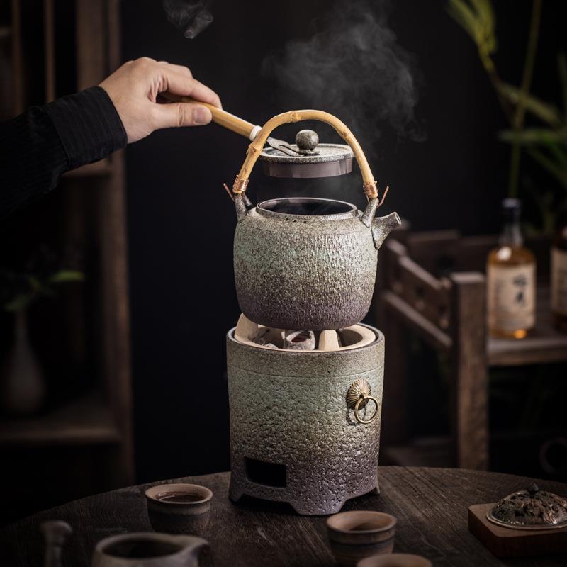 围炉煮茶户外煮茶炉炭炉炭火炉野外煮茶器户外大号碳炉火炉煮茶