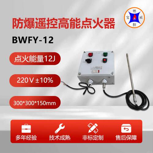 BWFY-12防爆遥控型石油化工厂高能半导体点火器的选型指南