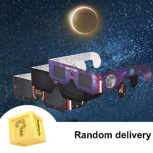 1-15PCS Total Solar Eclipse Glasses Paper Total Solar
