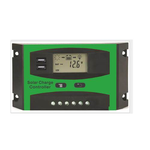 LD3024U跨境12V24V30A太阳能充放电控制器双USB液晶太阳能控制器