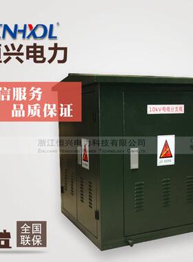 恒兴FW3-1K-12/630高压电缆带SF6负荷开关分支箱一进一出壳体铁