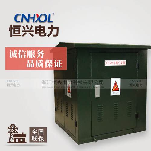 恒兴FW-1K-12/60高压电缆带SF6负荷开关分支箱一进一出壳体铁