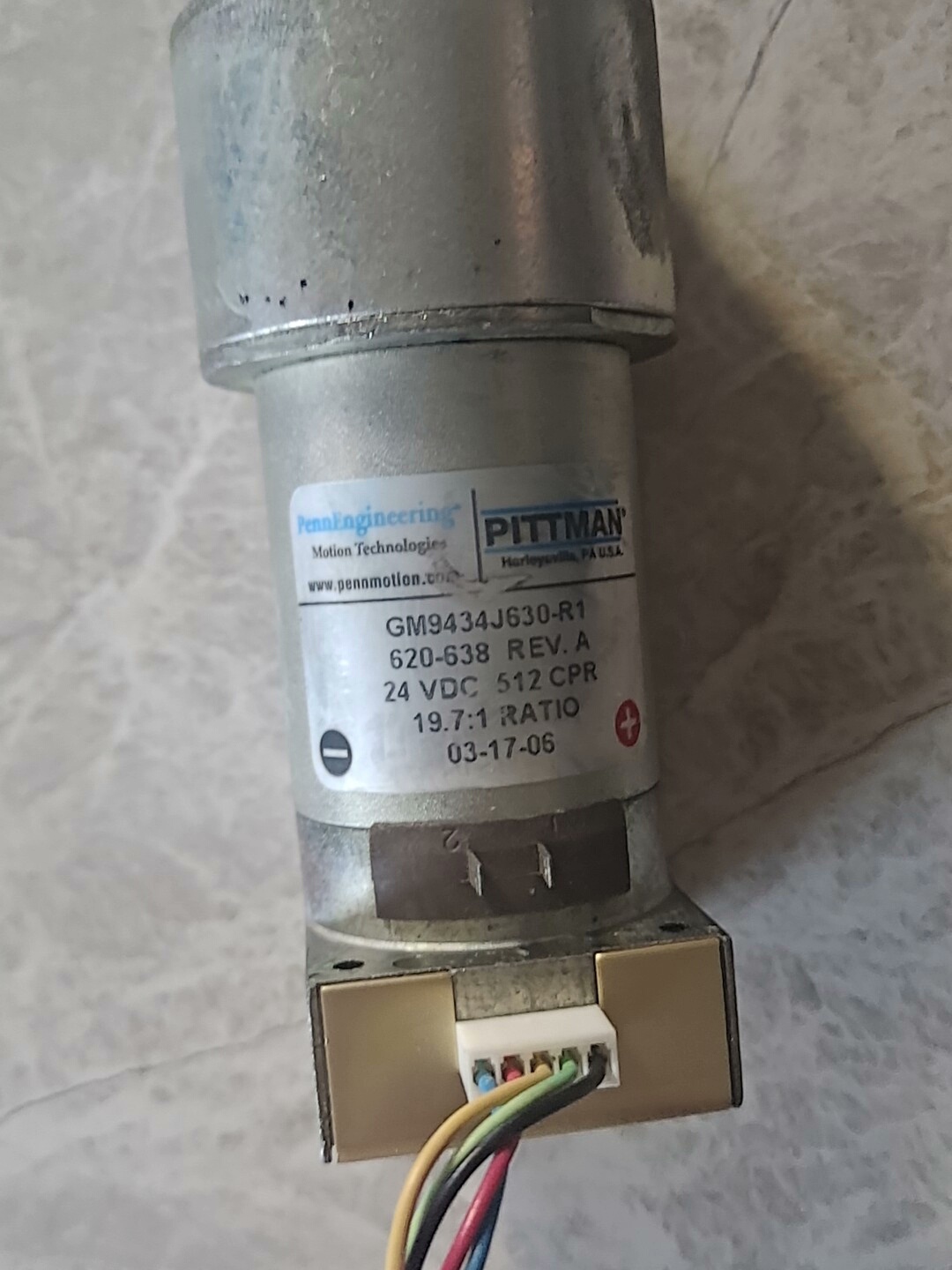 PITTMAN 美国进口电机     型号GM9434J63